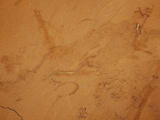 dirty concrete wall background,brown cement floor