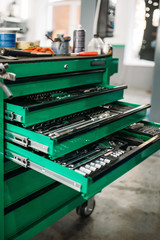 Car service tool box, professional instrument