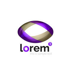 Abstract geometric business icon