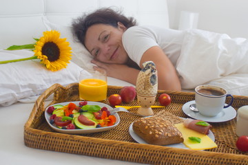 Frühstück im Bett