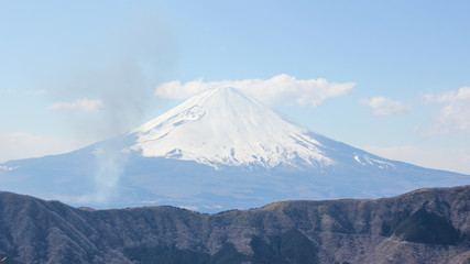 view of fuji from hakone2