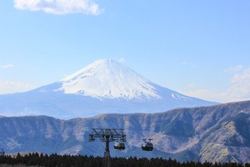 view of fuji from hakone