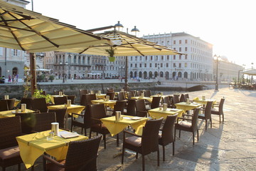 Ristorante nel centro della città di Trieste 