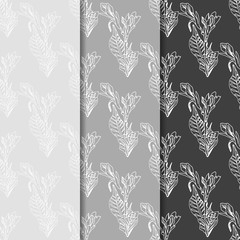 Obraz premium abstract floral seamless pattern with flowers