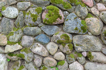 texture formed from stones