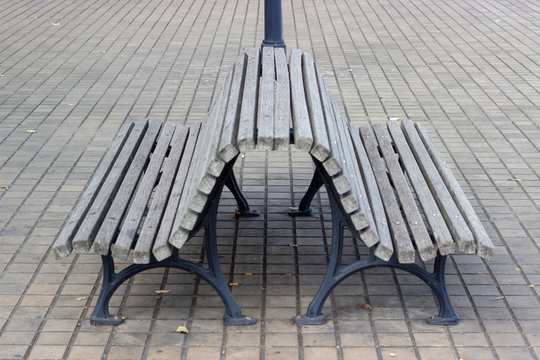 banc dans un parc