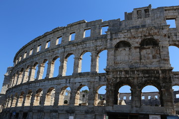 Obraz premium Pula, Croatia, Colosseum