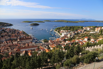 Fototapeta na wymiar Port of Hvar
