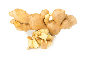 ginger isolated on white background
