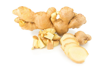 ginger isolated on white background