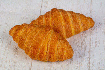Delicious french croissant