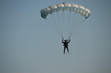 paraglider in the sky
