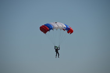 paraglider in the sky