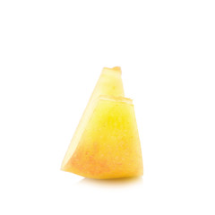 apple piece. slice. isolated on white background