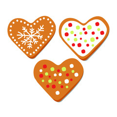 happy holidays post card illustration