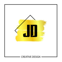 Initial Letter JD Logo Template Design