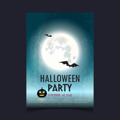 Halloween party poster