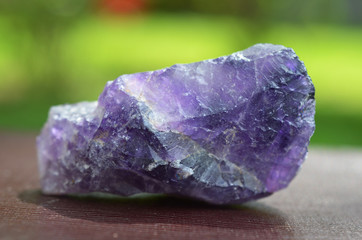 Raw Amethyst chunk. Premium quality amethyst healing crystal. Deep coloring, dark purple. Thick and powerful. All natural Violet Amethyst