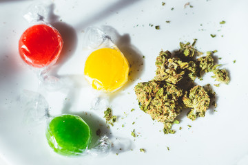 Marijuana infused hard candies 