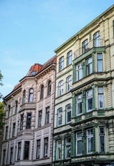 Fototapeta na wymiar old architecture in Hamburg , Germany