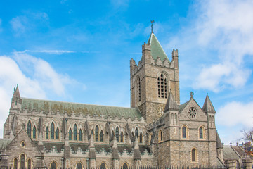 Fototapeta na wymiar Christchurch (Christ Church Cathedral) Dublin