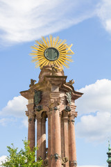 Banska Stiavnica. Column of the Virgin Mary and the Holy Trinity