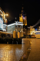 Fototapeta premium old town at night