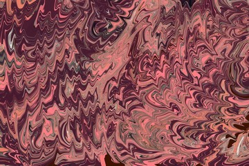 Ebru traditional marbling Turkish ink handpainted endpaper design background