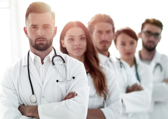 Fototapeta premium Portrait of medical team standing together