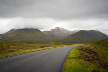 Highlands Skye road landscape