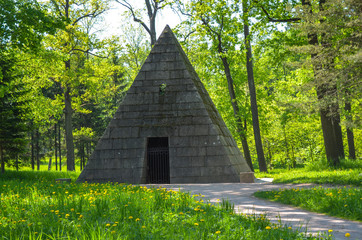 Russia. Pushkin. Catherine park. Pyramid