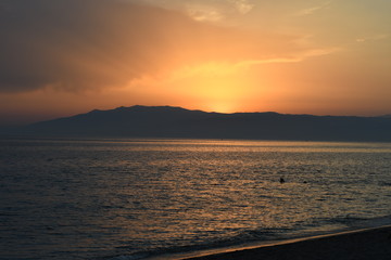 atardecer desde cabo de gata