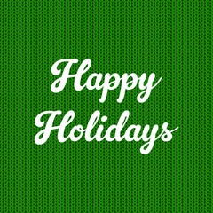 happy holidays vector illustration
