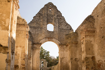 ruins of ancient monastery