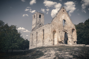 ruins of ancient monastery