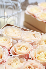 Box with roses - romantic gift