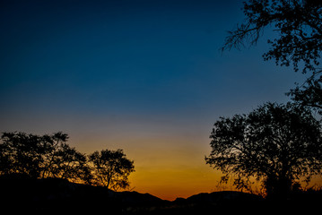 Fototapeta na wymiar Romantischer Sonnenuntergang