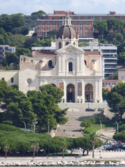 Fototapeta na wymiar Cagliari - Basilica di Nostra Signora di Bonaria