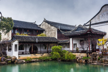 The beautiful Master of the Nets Garden of Suzhou, China