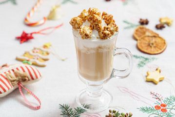 hot chocolate with marshmallow