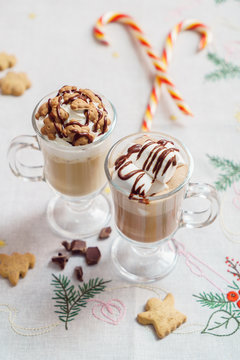 hot chocolate with marshmallow