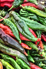 PIMIENTOS VERDES ROJOS Y OSCUROS