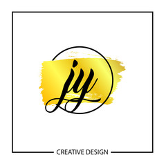 Initial Letter JY Logo Template Design