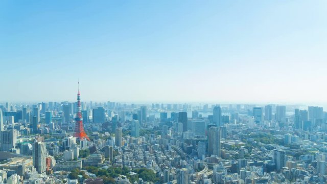 東京・タイムラプス Sep.2018　ベイエリアを望む