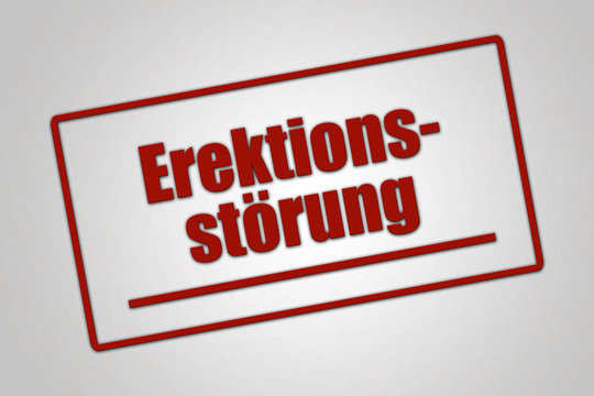Erektionsst&ouml;rung - Krankheit