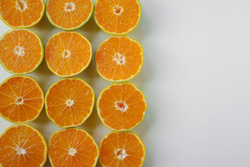 tangerine fruit frame