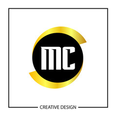 Initial MC Letter Logo Template Design