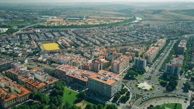 Aerial view of Cordoba suburbs, Spain