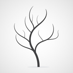 Tree icon. Vector illustration.