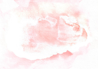 Obraz na płótnie Canvas Red watercolor running stain. It's a good background for any type of designer work.